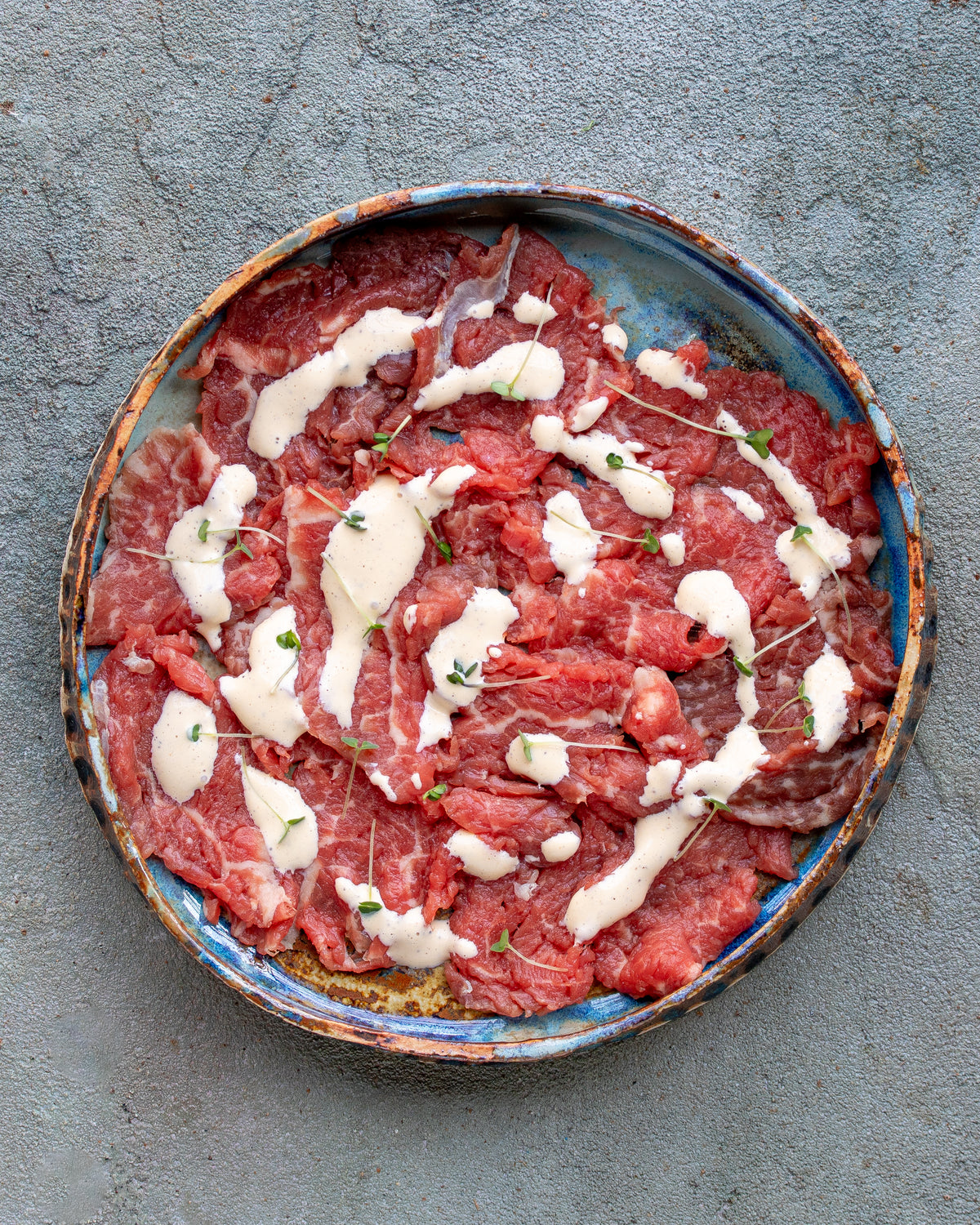 Beef carpaccio