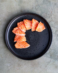 Salmon sashimi