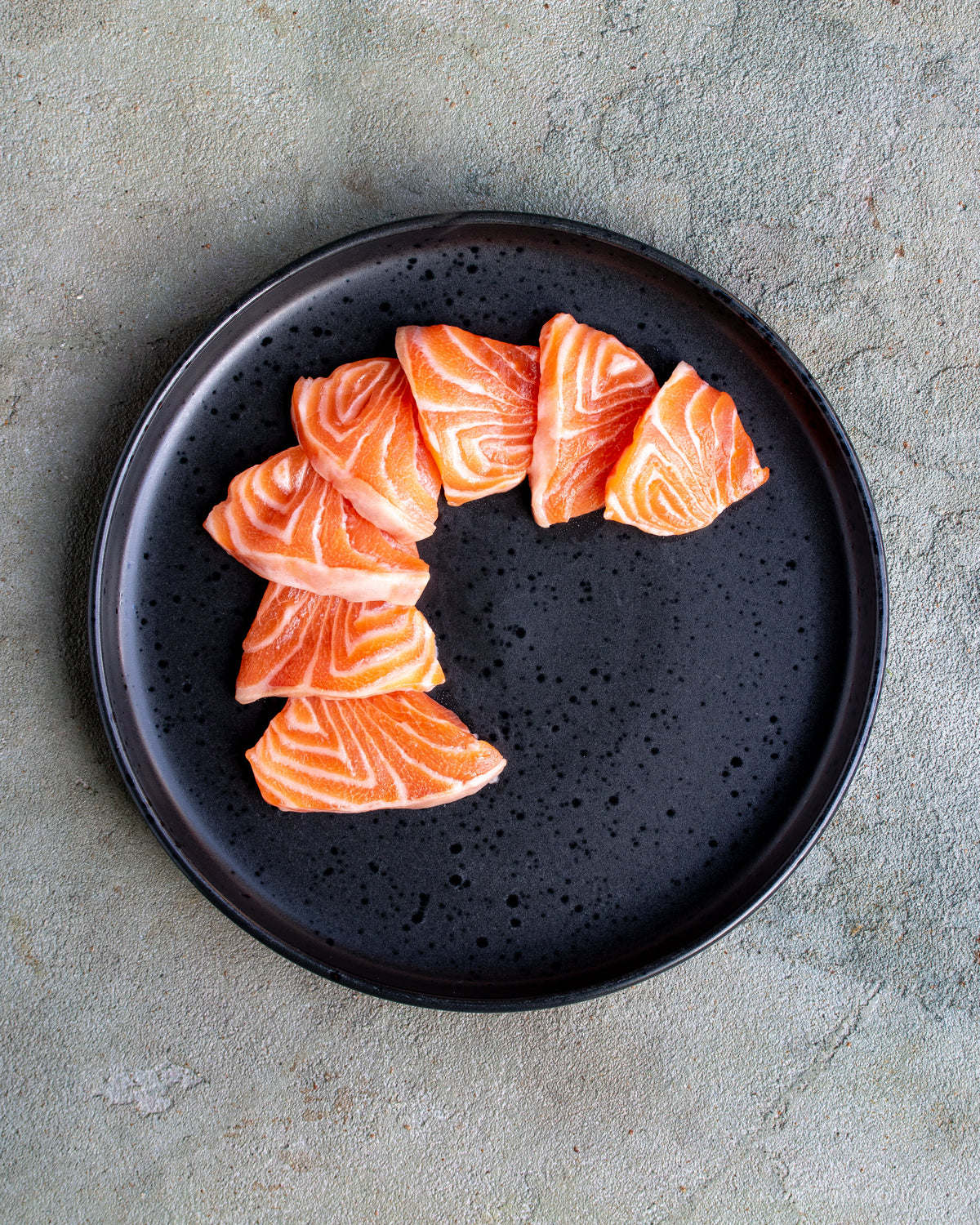 Salmon sashimi